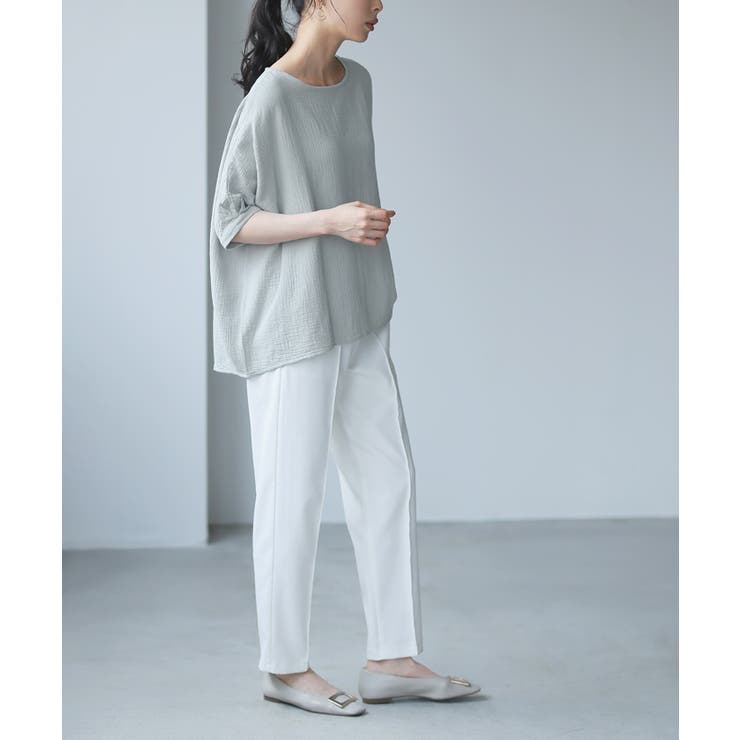 一度着たらヤミツキ！柔らかな肌触り ダブルガーゼ ワイドトップス | HAPPY急便 by VERITA.JP | 詳細画像7 