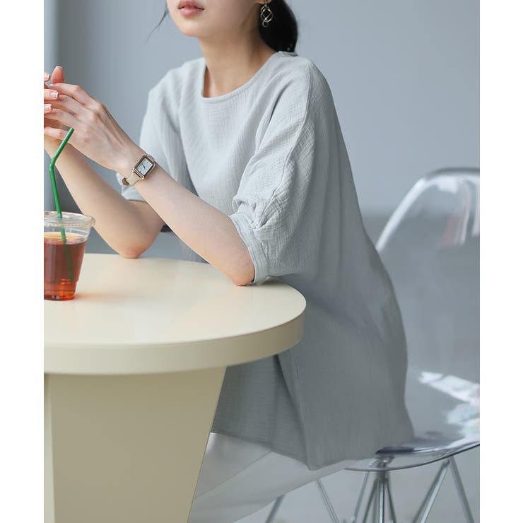 一度着たらヤミツキ！柔らかな肌触り ダブルガーゼ ワイドトップス | HAPPY急便 by VERITA.JP | 詳細画像8 