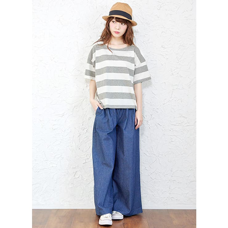 ラフに、可愛く。定番、太ボーダープルオーバー tシャツ ボーダー | HAPPY急便 by VERITA.JP | 詳細画像10 