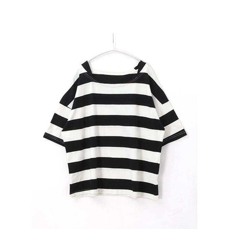 ラフに、可愛く。定番、太ボーダープルオーバー tシャツ ボーダー | HAPPY急便 by VERITA.JP | 詳細画像2 