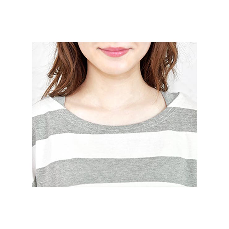 ラフに、可愛く。定番、太ボーダープルオーバー tシャツ ボーダー | HAPPY急便 by VERITA.JP | 詳細画像7 