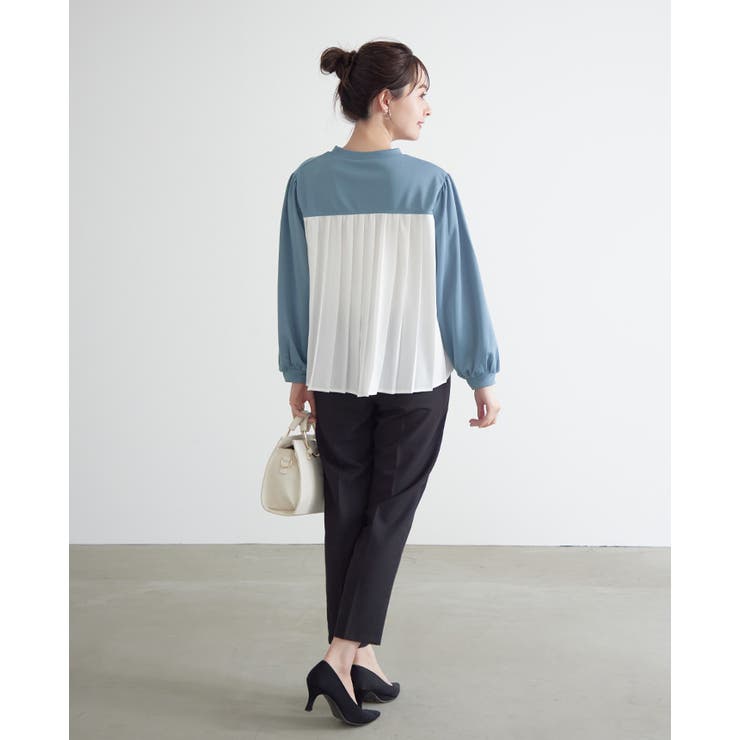 印象に残るバックデザイン。ポンチ後プリーツプルオーバー トップス プルオーバー | HAPPY急便 by VERITA.JP | 詳細画像15 