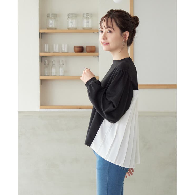 印象に残るバックデザイン。ポンチ後プリーツプルオーバー トップス プルオーバー | HAPPY急便 by VERITA.JP | 詳細画像18 