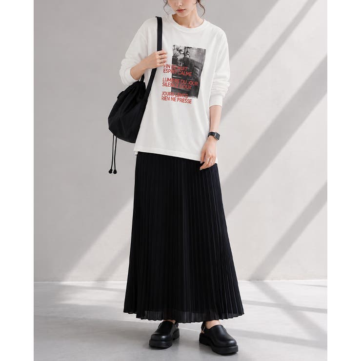 デイリーコーデに映える大人プリント。フォトプリントロンT ロンt 長袖tシャツ | HAPPY急便 by VERITA.JP | 詳細画像12 