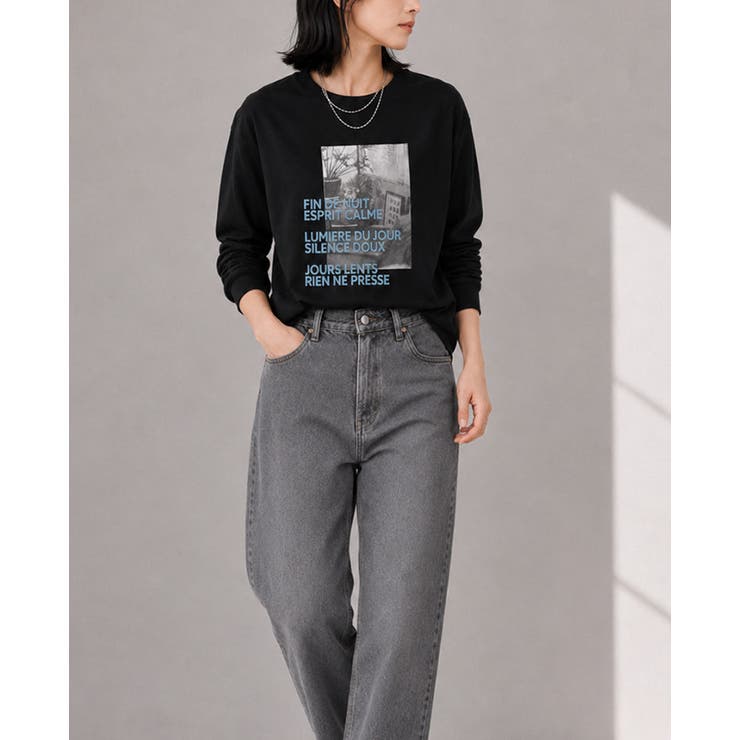 デイリーコーデに映える大人プリント。フォトプリントロンT ロンt 長袖tシャツ | HAPPY急便 by VERITA.JP | 詳細画像17 