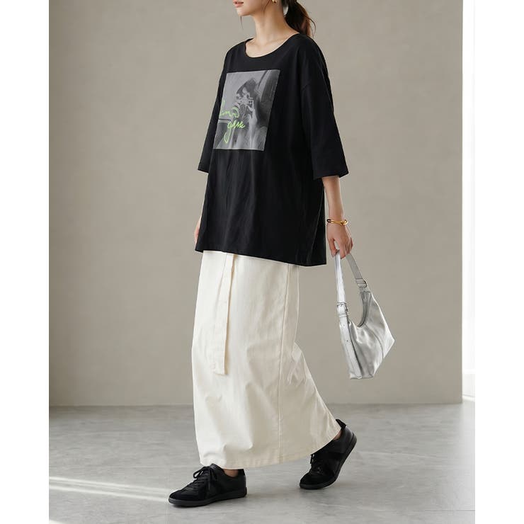 こなれ感を演出する大人プリント。フォトプリントプルオーバー tシャツ Tシャツ | HAPPY急便 by VERITA.JP | 詳細画像11 