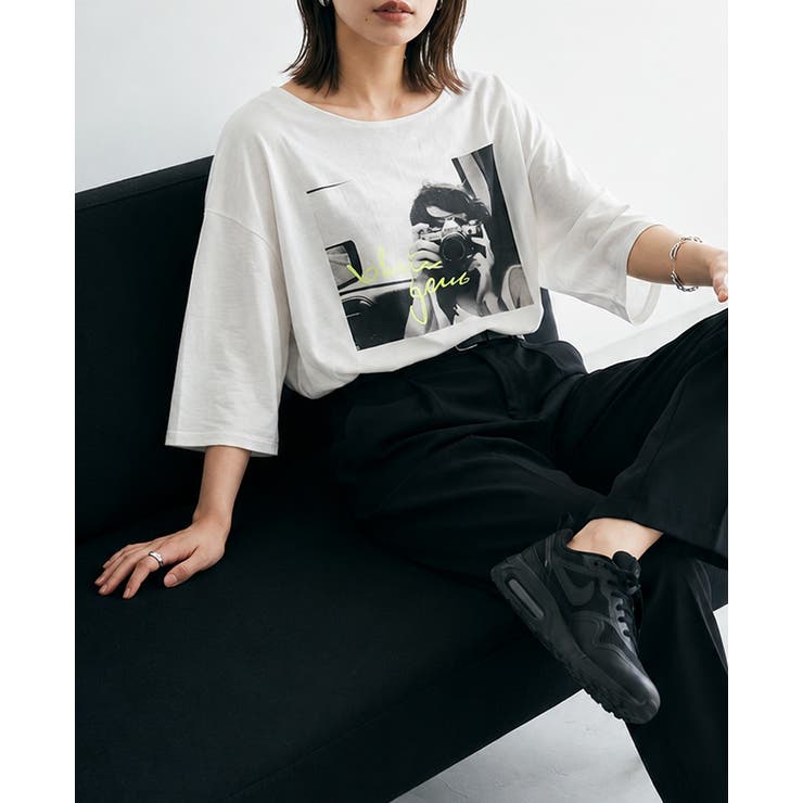 こなれ感を演出する大人プリント。フォトプリントプルオーバー tシャツ Tシャツ | HAPPY急便 by VERITA.JP | 詳細画像17 