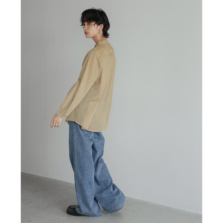 一枚で、品よく華やか。レイヤードレースブラウス ブラウス シャツ | HAPPY急便 by VERITA.JP | 詳細画像16 