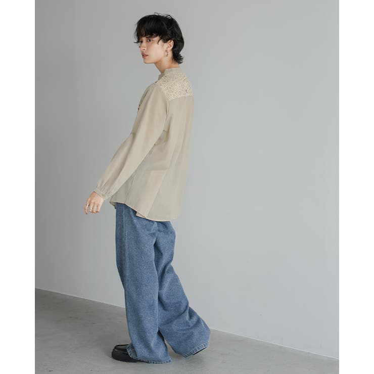一枚で、品よく華やか。レイヤードレースブラウス ブラウス シャツ | HAPPY急便 by VERITA.JP | 詳細画像17 