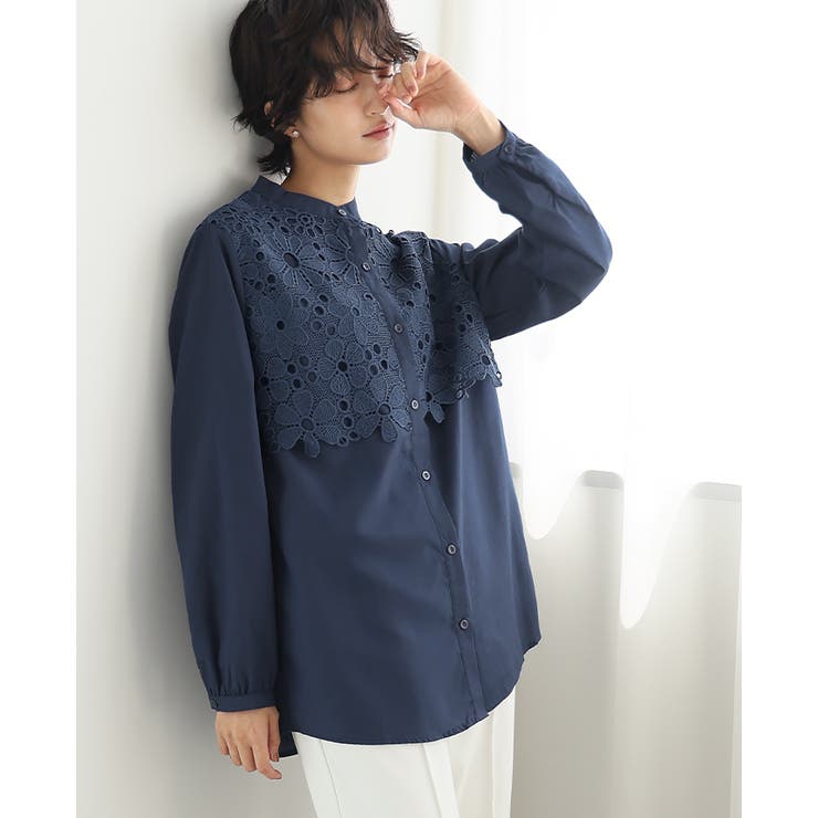 一枚で、品よく華やか。レイヤードレースブラウス ブラウス シャツ | HAPPY急便 by VERITA.JP | 詳細画像24 