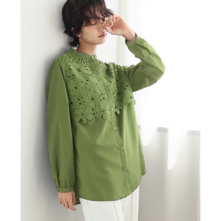 一枚で、品よく華やか。レイヤードレースブラウス ブラウス シャツ | HAPPY急便 by VERITA.JP | 詳細画像24 