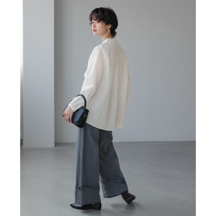 一枚で、品よく華やか。レイヤードレースブラウス ブラウス シャツ | HAPPY急便 by VERITA.JP | 詳細画像6 