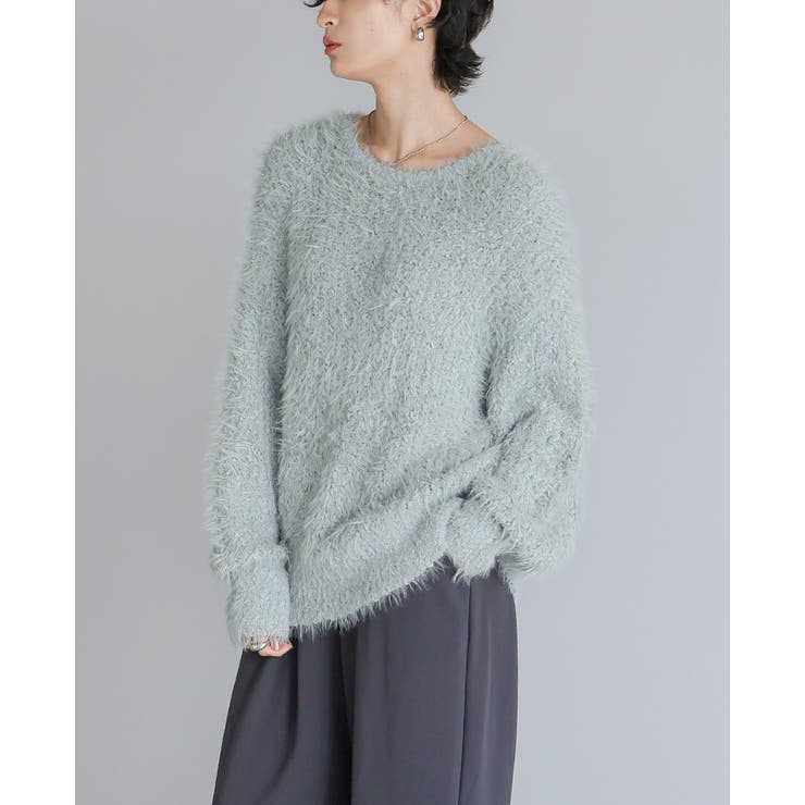 思わず触れたくなる優しい肌触り。シャギーニットセーター ニット セーター | HAPPY急便 by VERITA.JP | 詳細画像10 