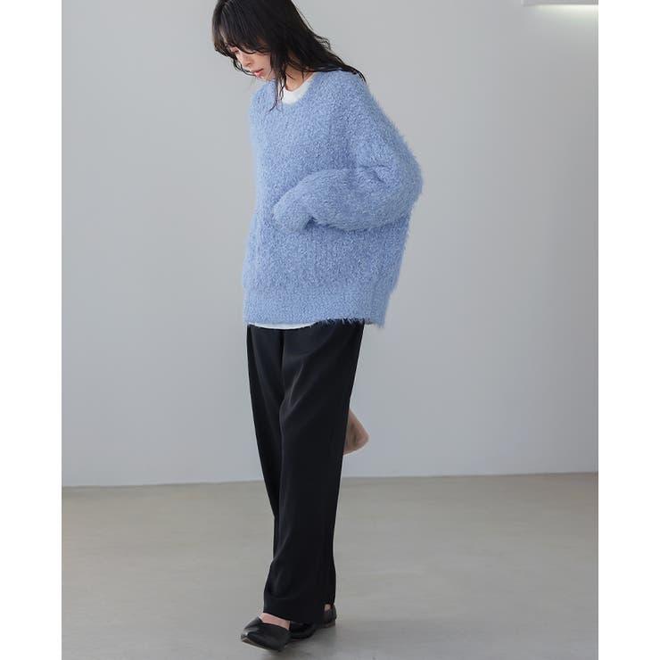 思わず触れたくなる優しい肌触り。シャギーニットセーター ニット セーター | HAPPY急便 by VERITA.JP | 詳細画像14 