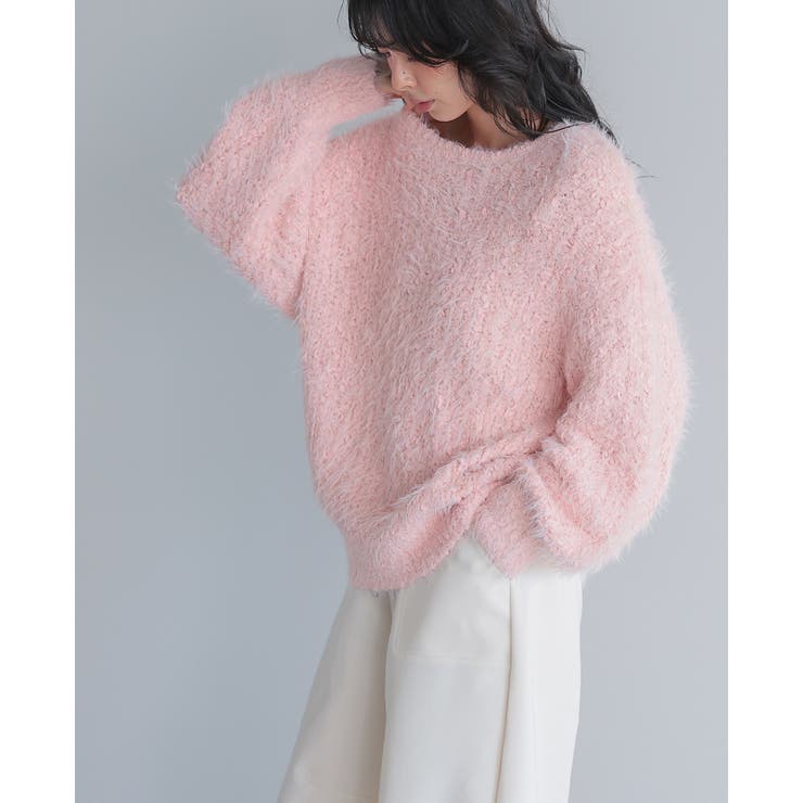 思わず触れたくなる優しい肌触り。シャギーニットセーター ニット セーター | HAPPY急便 by VERITA.JP | 詳細画像22 