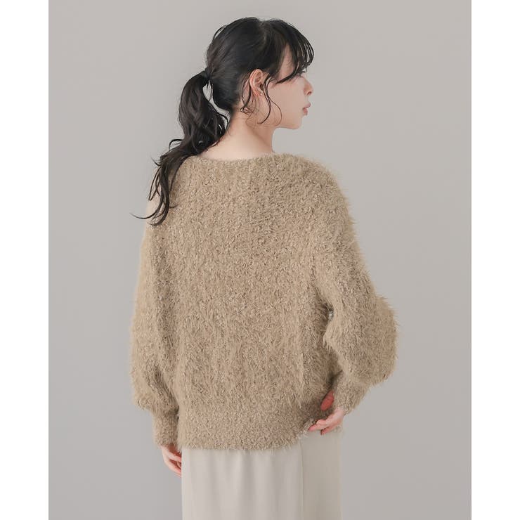 思わず触れたくなる優しい肌触り。シャギーニットセーター ニット セーター | HAPPY急便 by VERITA.JP | 詳細画像7 