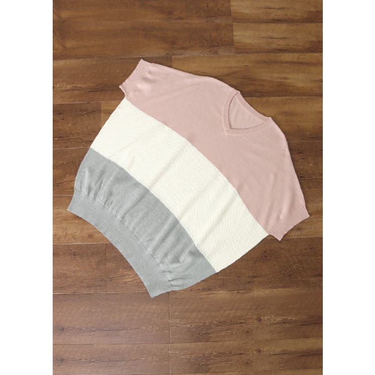 ストレスフリーな優しい着心地。ドルマンニットソートップス ニット vネック | HAPPY急便 by VERITA.JP | 詳細画像10 