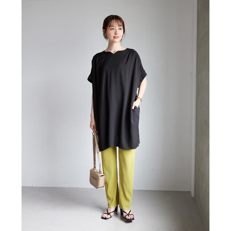 シアーガーゼバルーンスリーブシャツ [C7226] レディース 20代