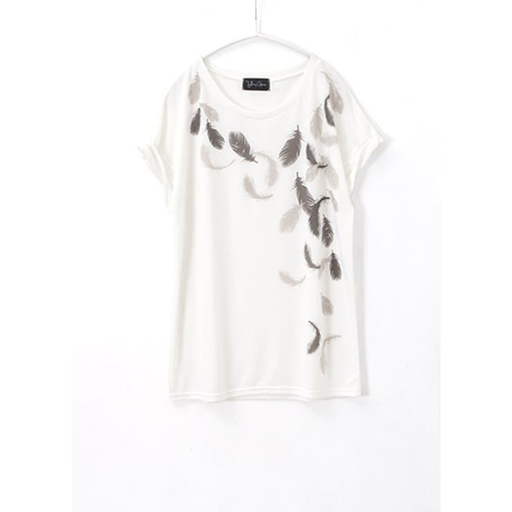 オリジナルTシャツコレクション。羽プリントTシャツ tシャツ プリント