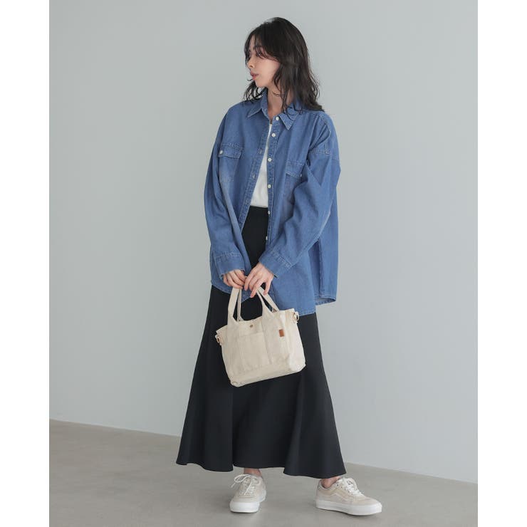 着るたびに、こなれ感。オーバーデニムシャツ 長袖シャツ 綿100％ | HAPPY急便 by VERITA.JP | 詳細画像12 