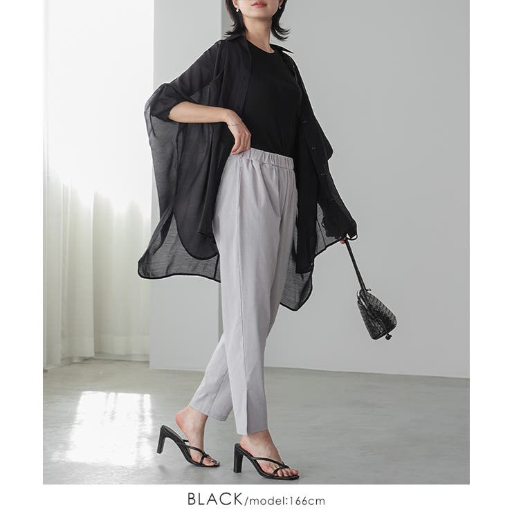 上品な大人の透け感。シアードルマンシャツ ブラウス シャツ 上品な大人の透け感。シアードルマンシャツ ブラウス シャツ