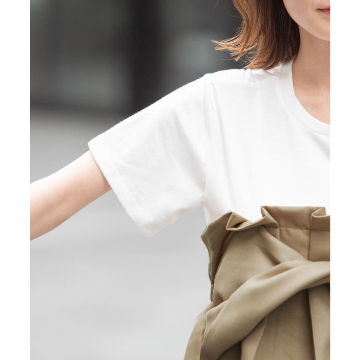 女らしいメリハリをつくる。ビスチェドッキングTシャツ tシャツ カットソー | HAPPY急便 by VERITA.JP | 詳細画像12 
