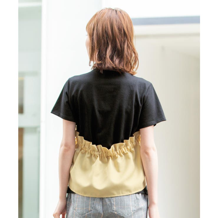 女らしいメリハリをつくる。ビスチェドッキングTシャツ tシャツ カットソー | HAPPY急便 by VERITA.JP | 詳細画像26 