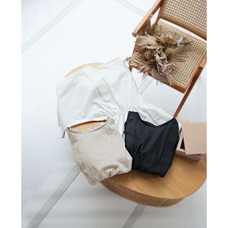 ラクしてスタイルアップ。リネンタッチペプラムドルマンブラウス ブラウス シャツ | HAPPY急便 by VERITA.JP | 詳細画像7 