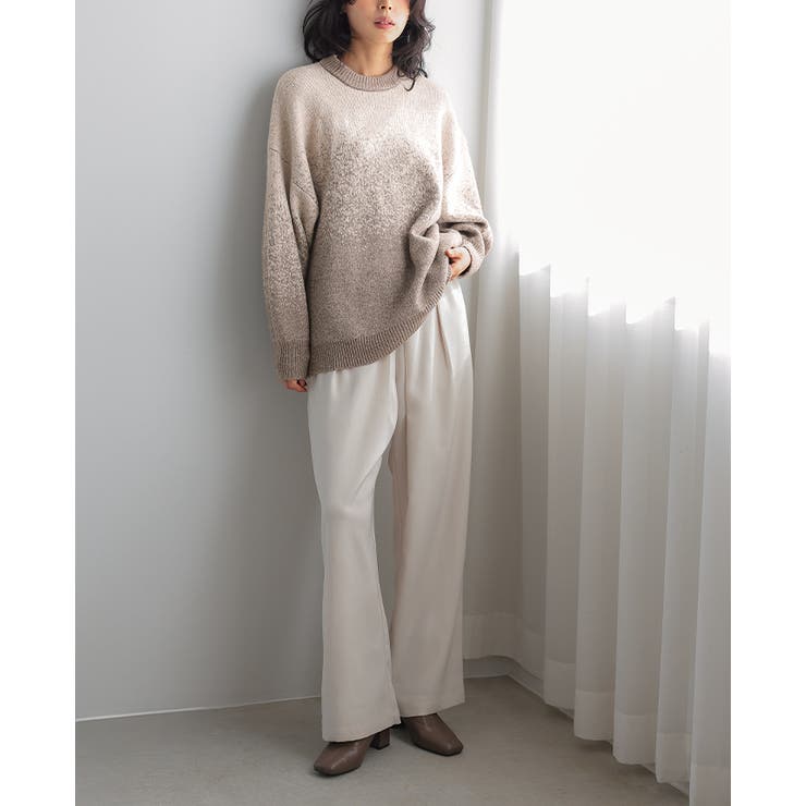 控えめラメで上品な大人style。グラデーションラメ クルーネックニット ニット | HAPPY急便 by VERITA.JP | 詳細画像19 