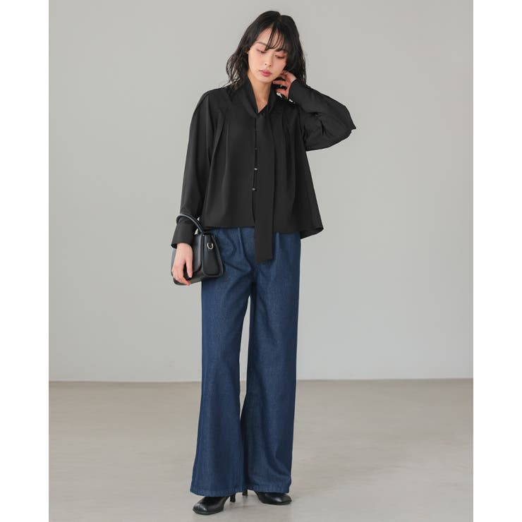 オンもオフも頼れる一枚。ボウタイ付きブラウス ブラウス シャツ | HAPPY急便 by VERITA.JP | 詳細画像13 