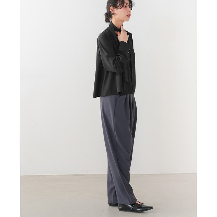 オンもオフも頼れる一枚。ボウタイ付きブラウス ブラウス シャツ | HAPPY急便 by VERITA.JP | 詳細画像17 