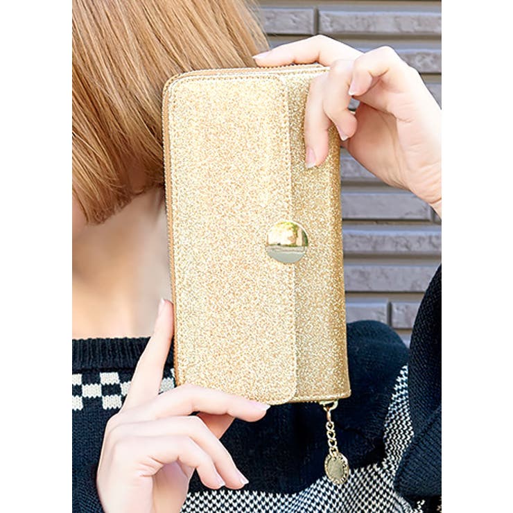 キラキラ輝く。ラメ入り長財布『Glitter』グリッター 長財布 財布[品番 