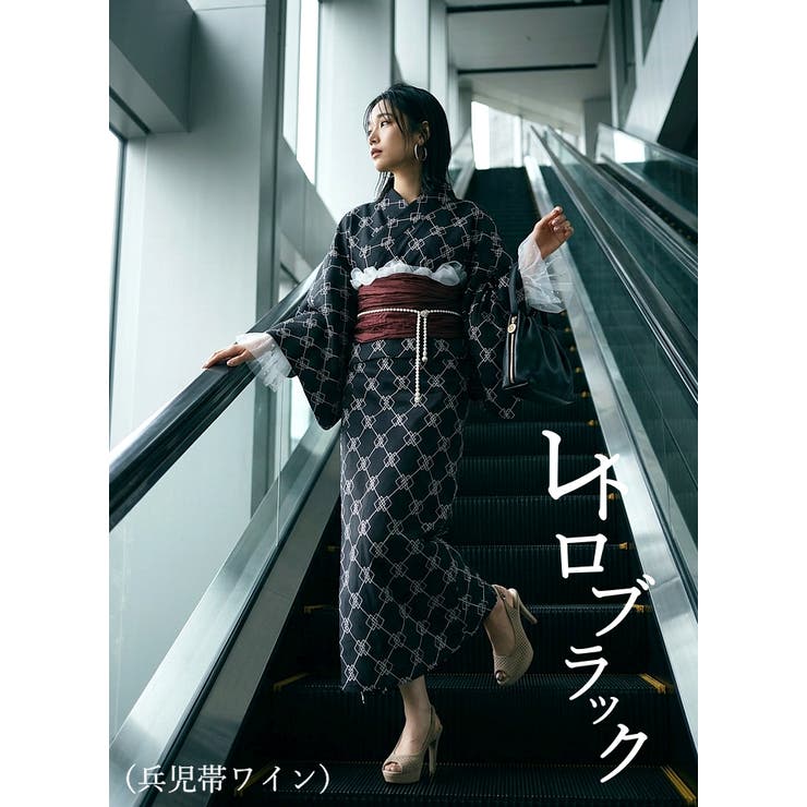 2025夏最終価格(SALE)浴衣 レディース 浴衣セット[品番：HPXW0003412