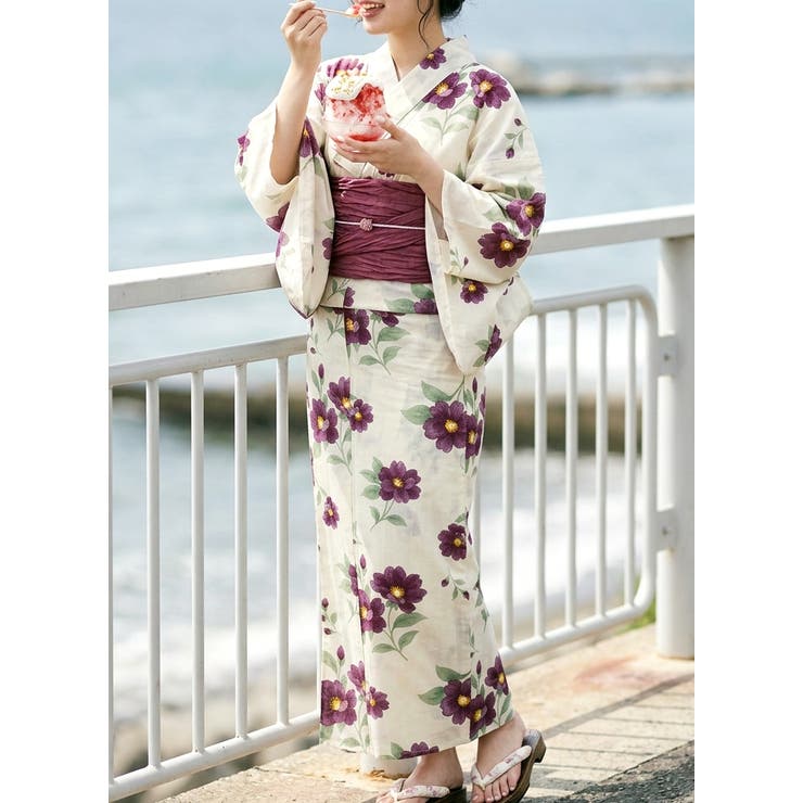 一人で簡単に着れる。綿二部式浴衣 浴衣 浴衣セット | HAPPY急便 by VERITA.JP | 詳細画像11 