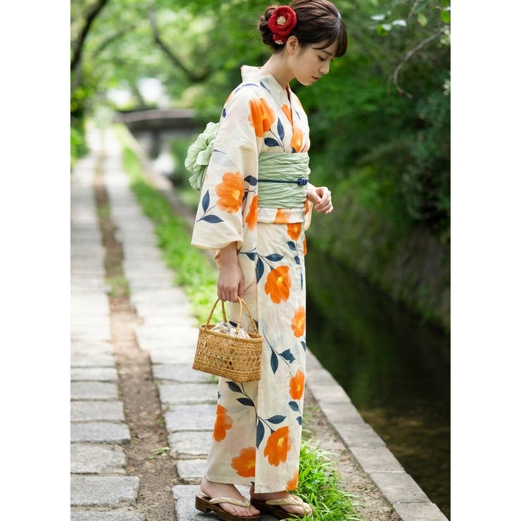 一人で簡単に着れる。綿二部式浴衣 浴衣 浴衣セット | HAPPY急便 by VERITA.JP | 詳細画像21 