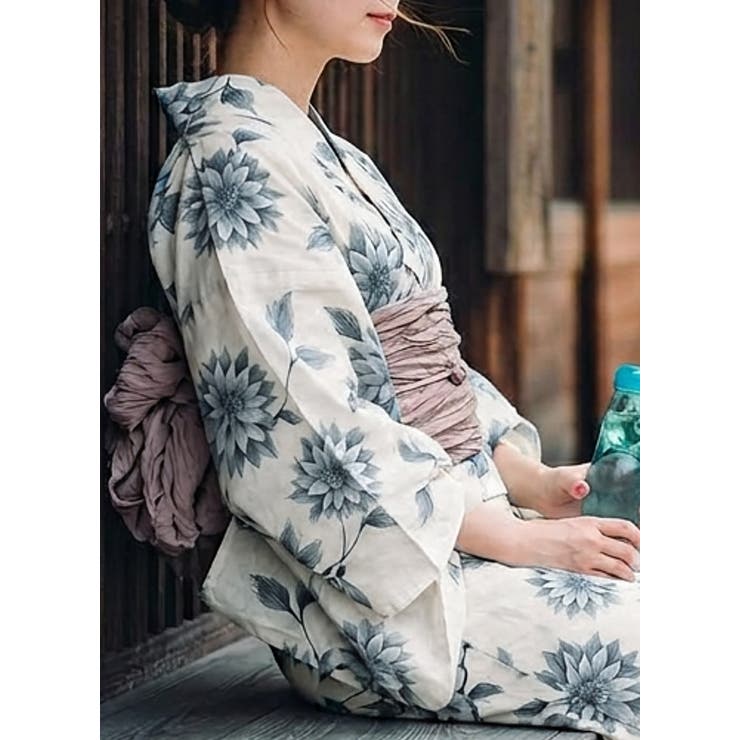 一人で簡単に着れる。綿二部式浴衣 浴衣 浴衣セット | HAPPY急便 by VERITA.JP | 詳細画像27 