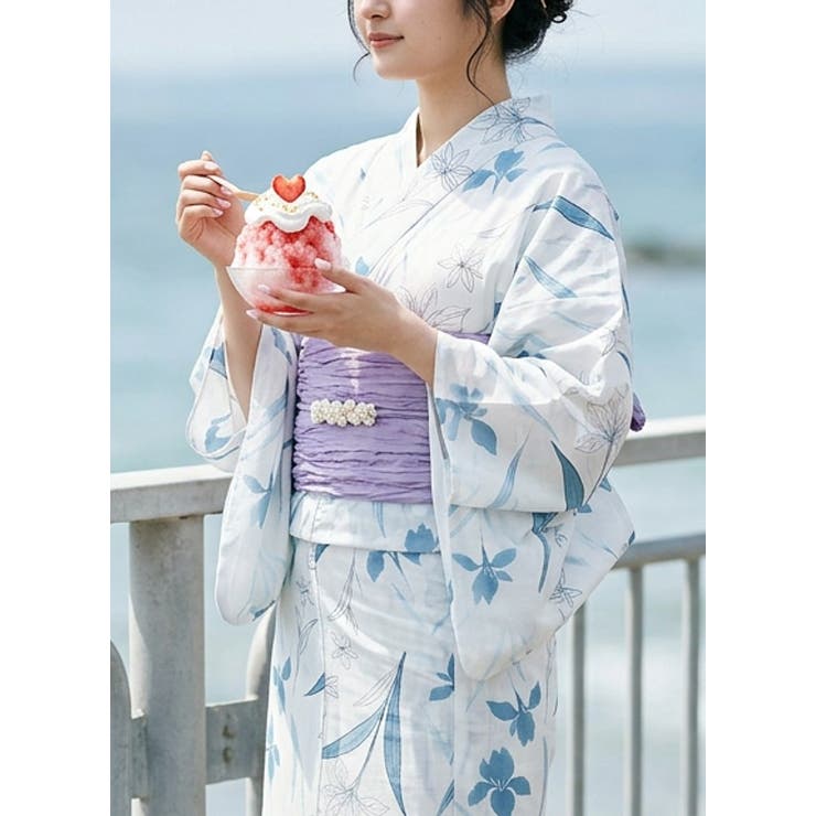 一人で簡単に着れる。綿二部式浴衣 浴衣 浴衣セット | HAPPY急便 by VERITA.JP | 詳細画像24 