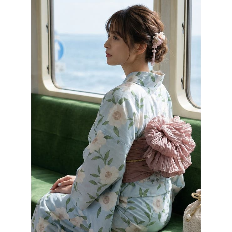 一人で簡単に着れる。綿二部式浴衣 浴衣 浴衣セット | HAPPY急便 by VERITA.JP | 詳細画像7 