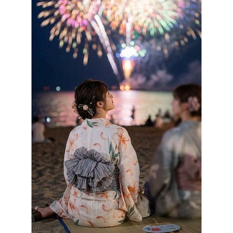 一人で簡単に着れる。綿二部式浴衣 浴衣 浴衣セット | HAPPY急便 by VERITA.JP | 詳細画像12 