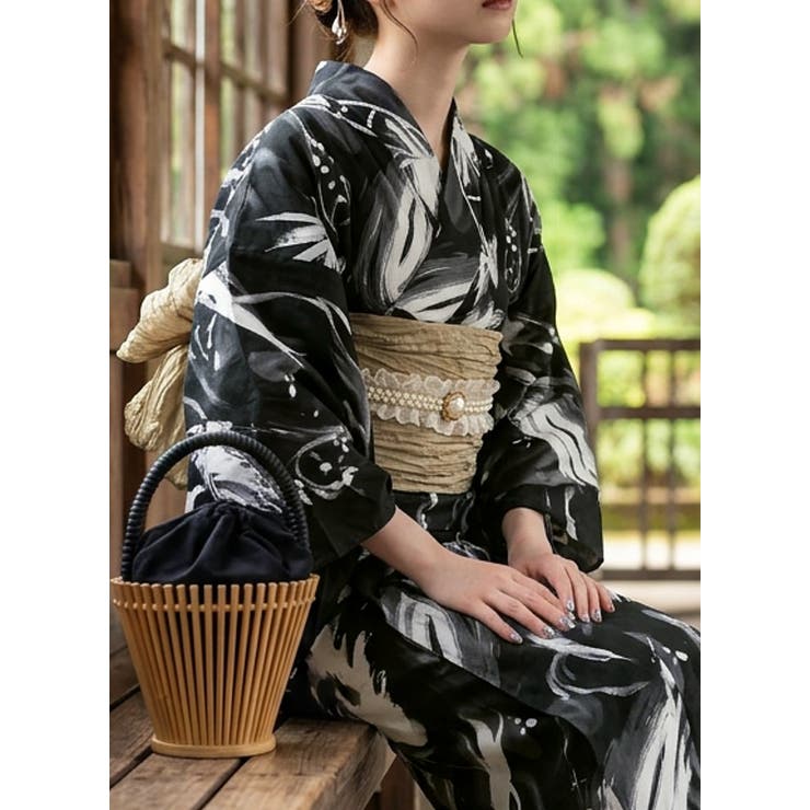 一人で簡単に着れる。綿二部式浴衣 浴衣 浴衣セット | HAPPY急便 by VERITA.JP | 詳細画像16 