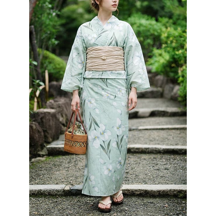 一人で簡単に着れる。綿二部式浴衣 浴衣 浴衣セット | HAPPY急便 by VERITA.JP | 詳細画像9 