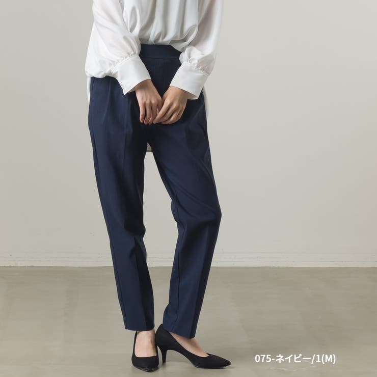 スーパーストレッチツイルタックパンツ レギュラー＆裏起毛 [品番：HPTW0000295]｜haptic（ハプティック）のレディースファッション通販｜SHOPLIST（ショップリスト）
