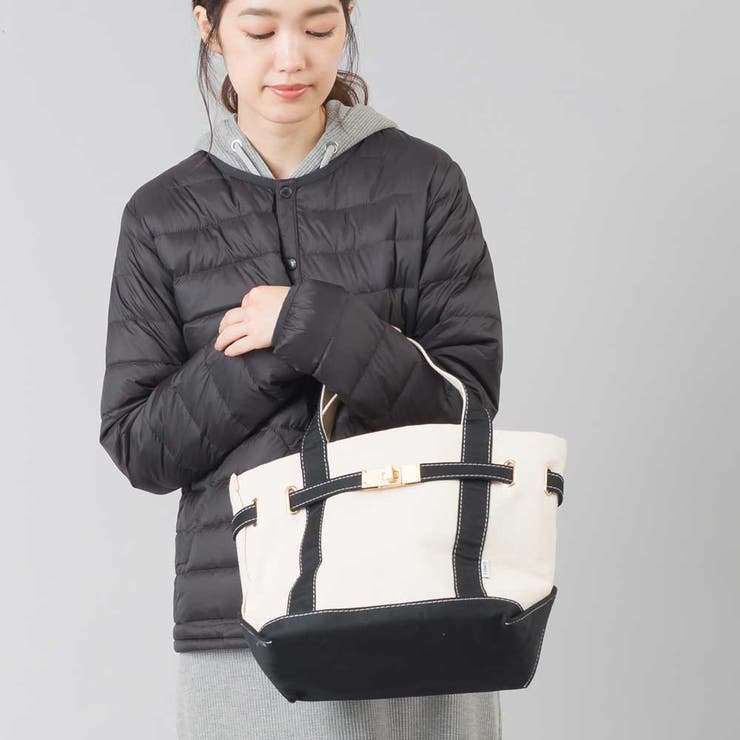 BA06【未使用品】オムネス OMNES ヘビーキャンバストートバッグ OMNES】ヘビーキャンバスベルト付トートバッグ[品番