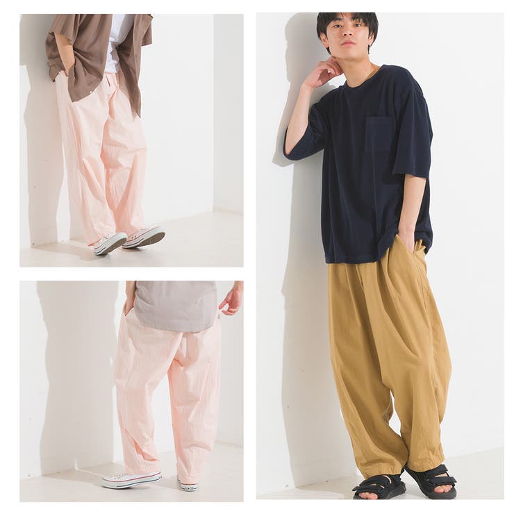 【OMNES】メンズ ウォッシュ加工＆ノーマル加工 ダンプサーカスパンツ[品番：HPTW0000495]｜OMNES  HOMME（オムネスオム）のメンズファッション通販｜SHOPLIST（ショップリスト）