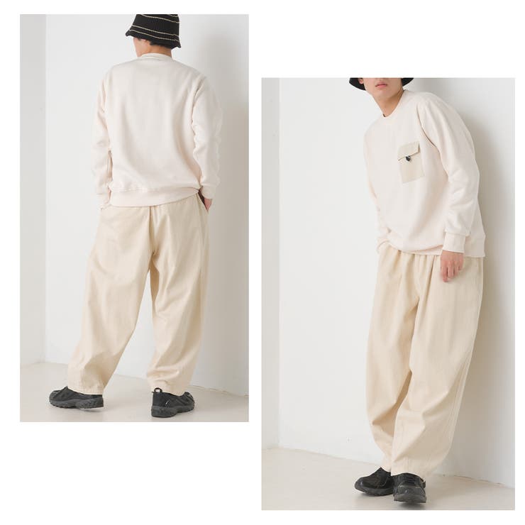 【OMNES】メンズ ウォッシュ加工＆ノーマル加工 ダンプサーカスパンツ[品番：HPTW0000495]｜OMNES  HOMME（オムネスオム）のメンズファッション通販｜SHOPLIST（ショップリスト）