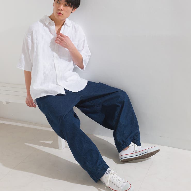 オーガ　ドットパンプス　ネイビー　23.5 OHGA ドットビジューパンプス フラットシューズ ネイビー 23.5