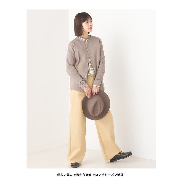 【OMNES】裏毛スウェットパールドットカーディガン | OMNES | 詳細画像13