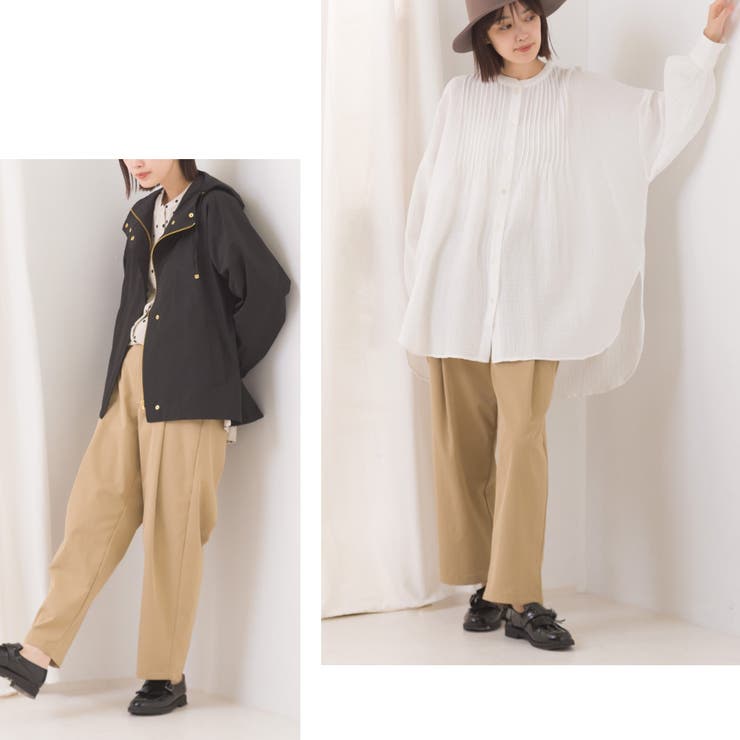 【OMNES】撥水加工高密度ストレッチツイルタックパンツ | OMNES | 詳細画像12 