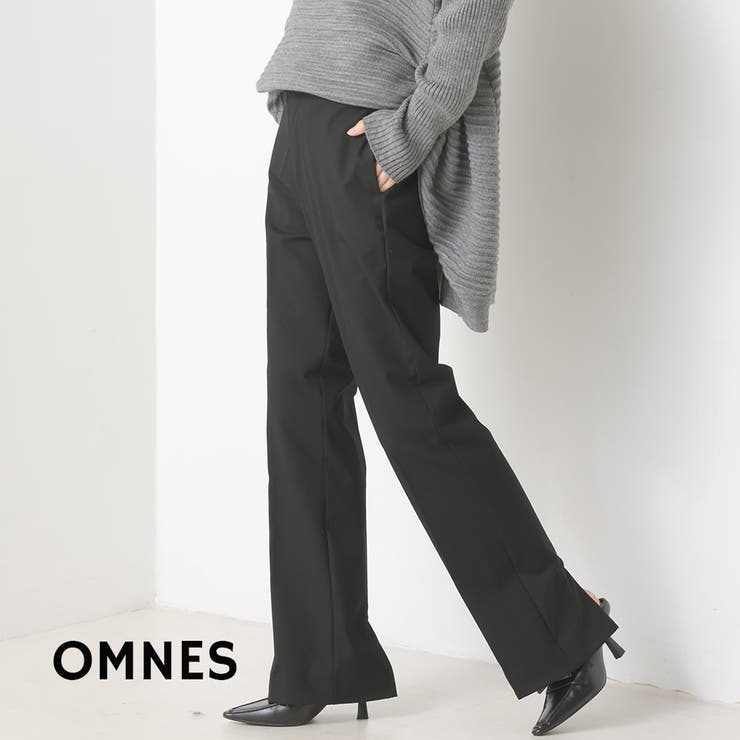 【OMNES】TRストレッチ裾スリットパンツ | OMNES | 詳細画像1 