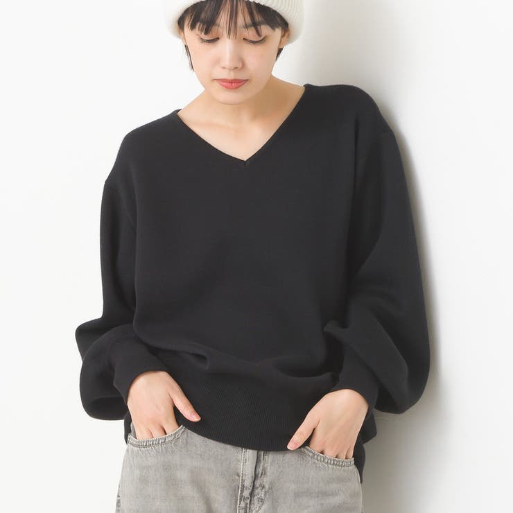 YENN スエットライクトップス FREAK'S STORE ニット セーター 限定展開 スウェットライク
